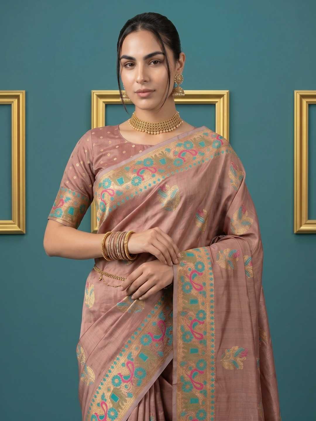 YNF Wholesale Zari Silk Traditional Silk Sarees KESH692 PALAK | Surat Manufacturer