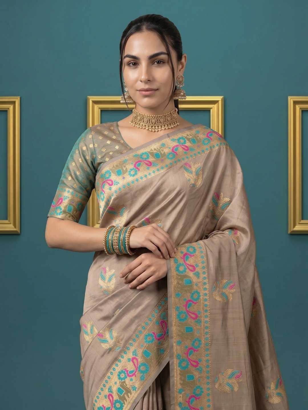 YNF Wholesale Zari Silk Traditional Silk Sarees KESH692 PALAK | Surat Manufacturer