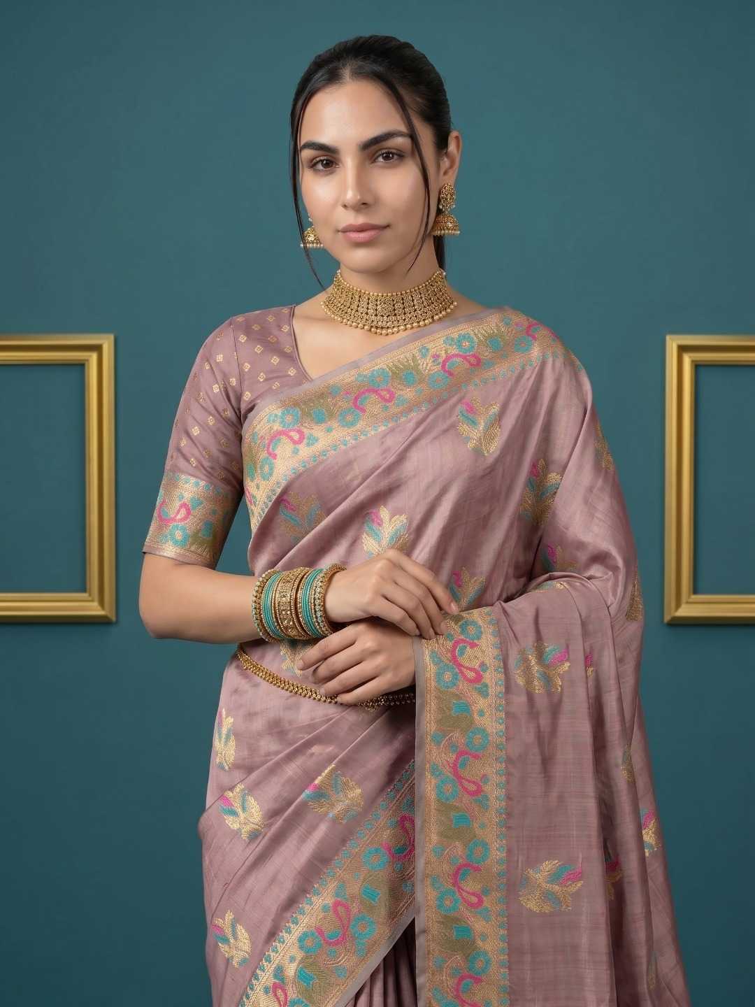 YNF Wholesale Zari Silk Traditional Silk Sarees KESH692 PALAK | Surat Manufacturer