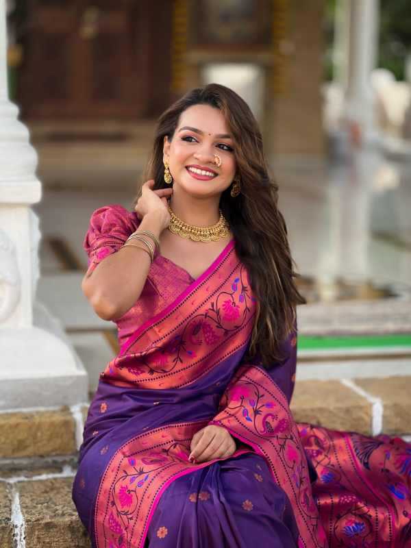 YNF Wholesale Paithani Silk Designer Sarees KESH700 Coin | Surat Manufacturer