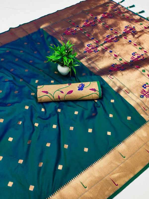 YNF Wholesale Paithani Silk Designer Sarees KESH700 Munia | Surat Manufacturer