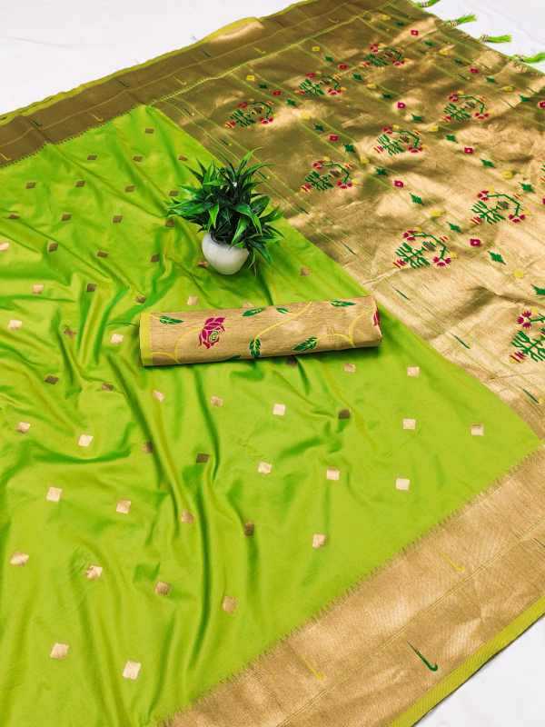 YNF Wholesale Paithani Silk Designer Sarees KESH700 Munia | Surat Manufacturer