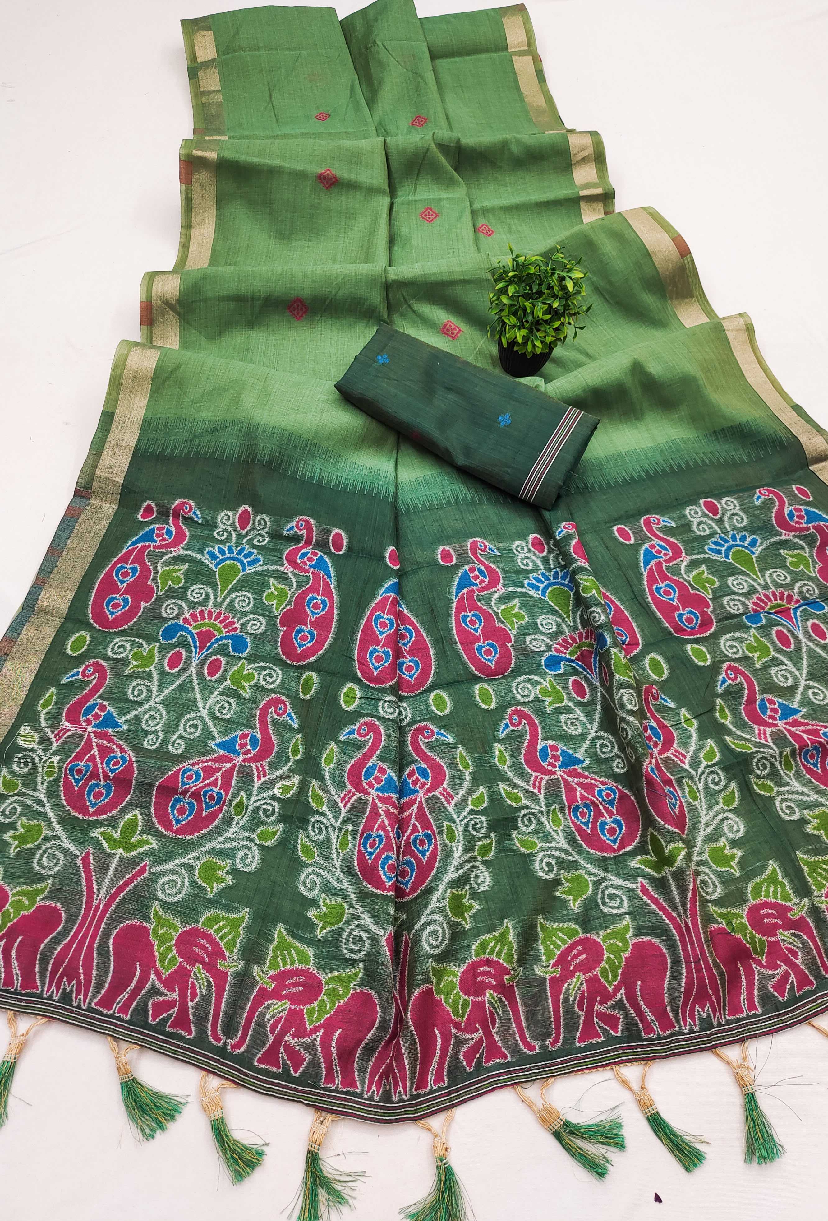YNF Wholesale Pure Cotton Traditional Sarees KESH700 Patola | Surat Manufacturer