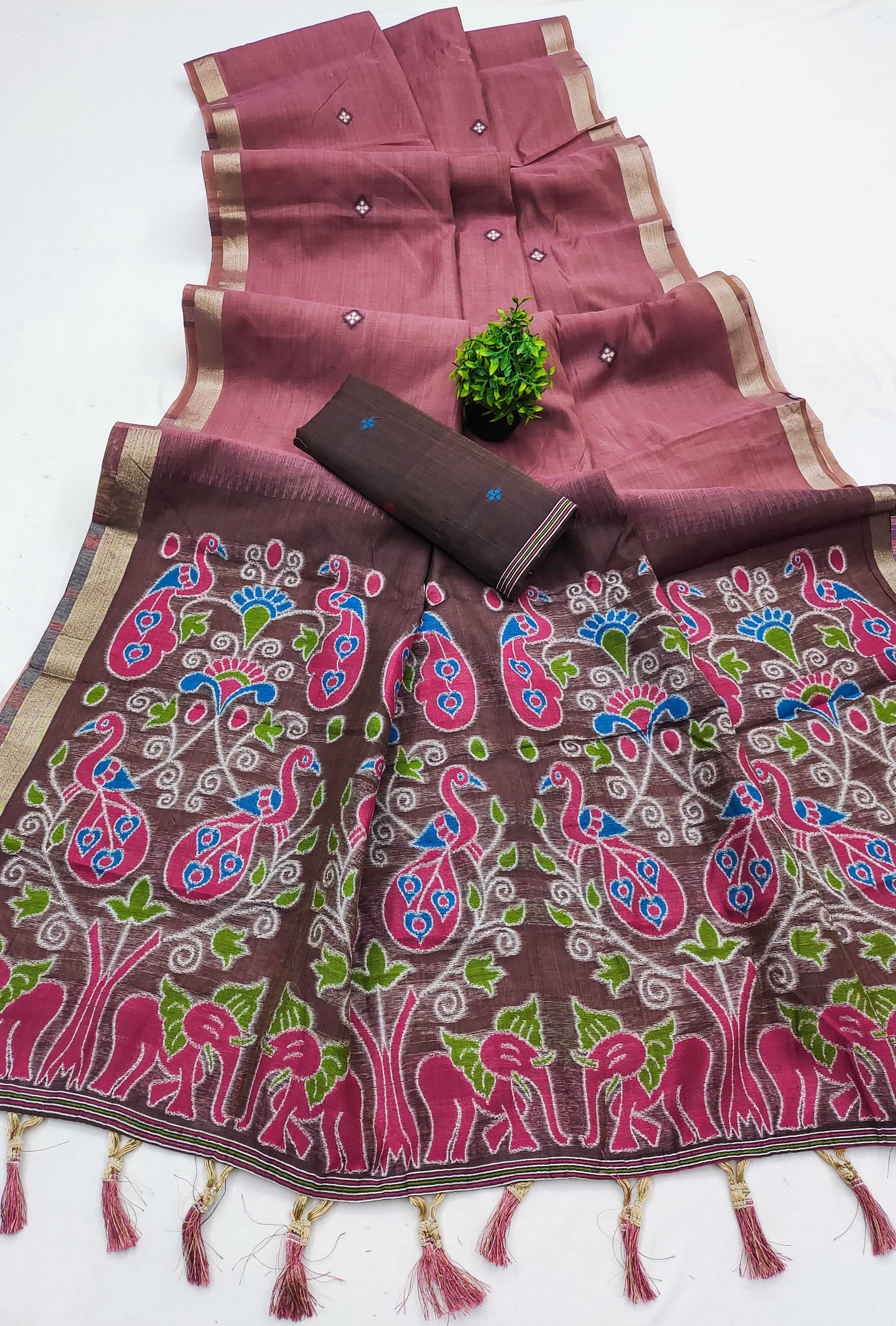 YNF Wholesale Pure Cotton Traditional Sarees KESH700 Patola | Surat Manufacturer