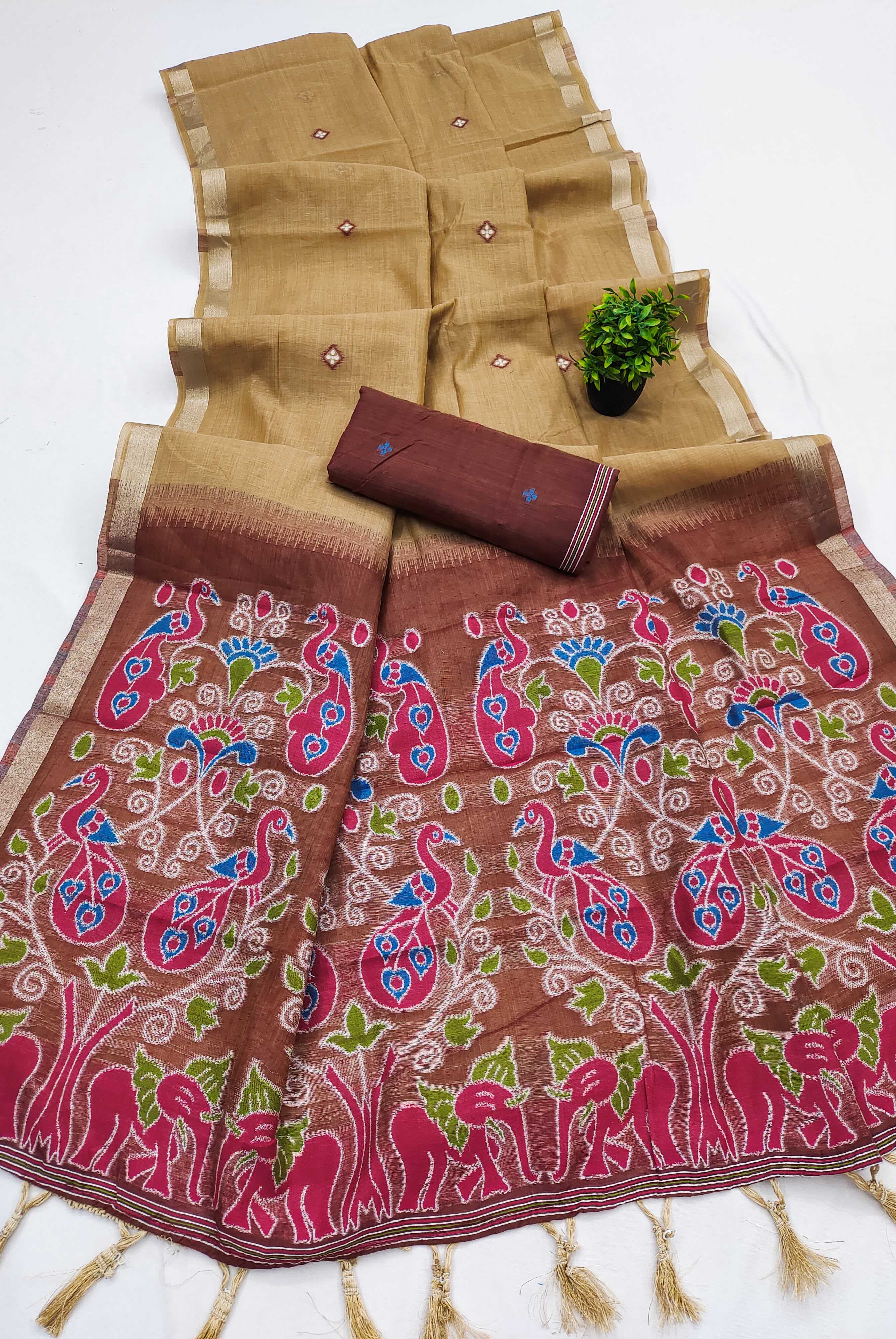 YNF Wholesale Pure Cotton Traditional Sarees KESH700 Patola | Surat Manufacturer
