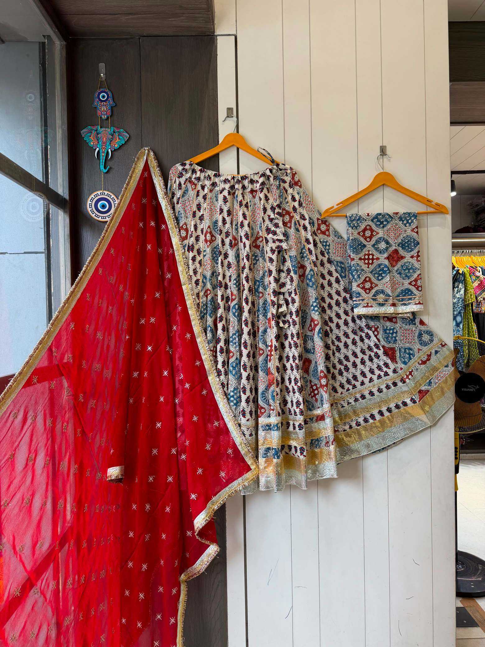 YNF Wholesale Cotton Cambric Fancy Lehenga KESH711 5 Star Pair | Surat Manufacturer