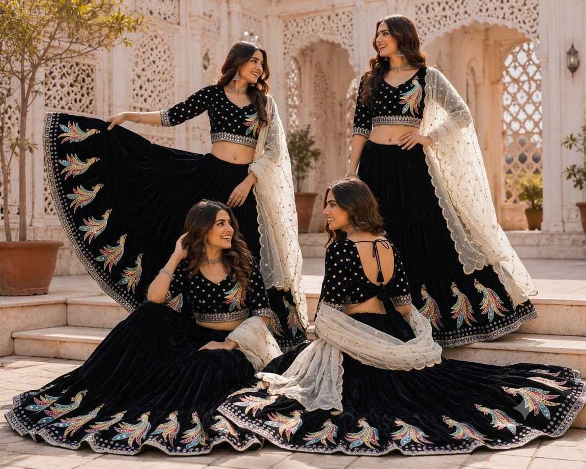 YNF Wholesale Heavy Roman Silk Silk Lehenga KESH711 5052 | Surat Manufacturer