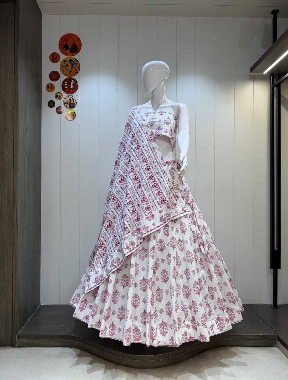 YNF Wholesale Cotton Cambric Fancy Lehenga KESH711 Akshara | Surat Manufacturer