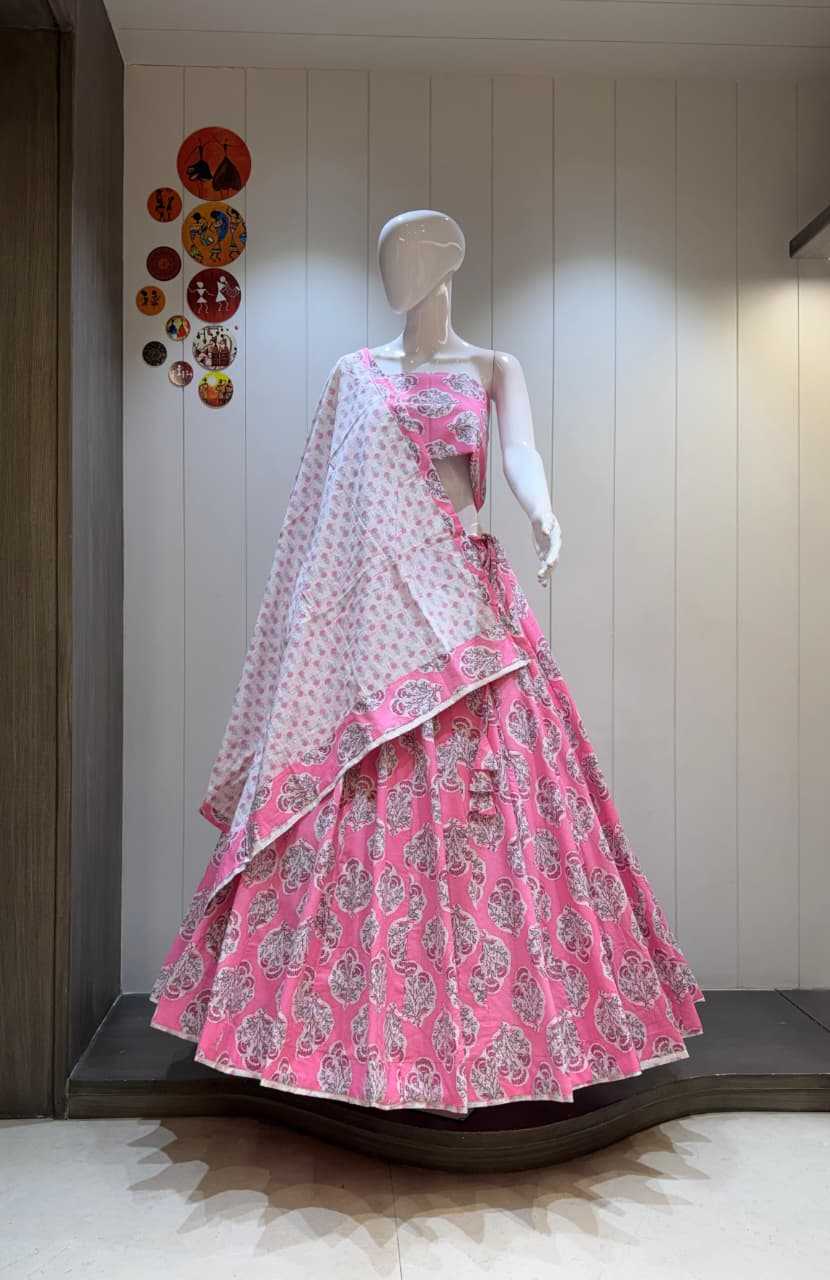 YNF Wholesale Cotton Cambric Fancy Lehenga KESH711 Akshara | Surat Manufacturer