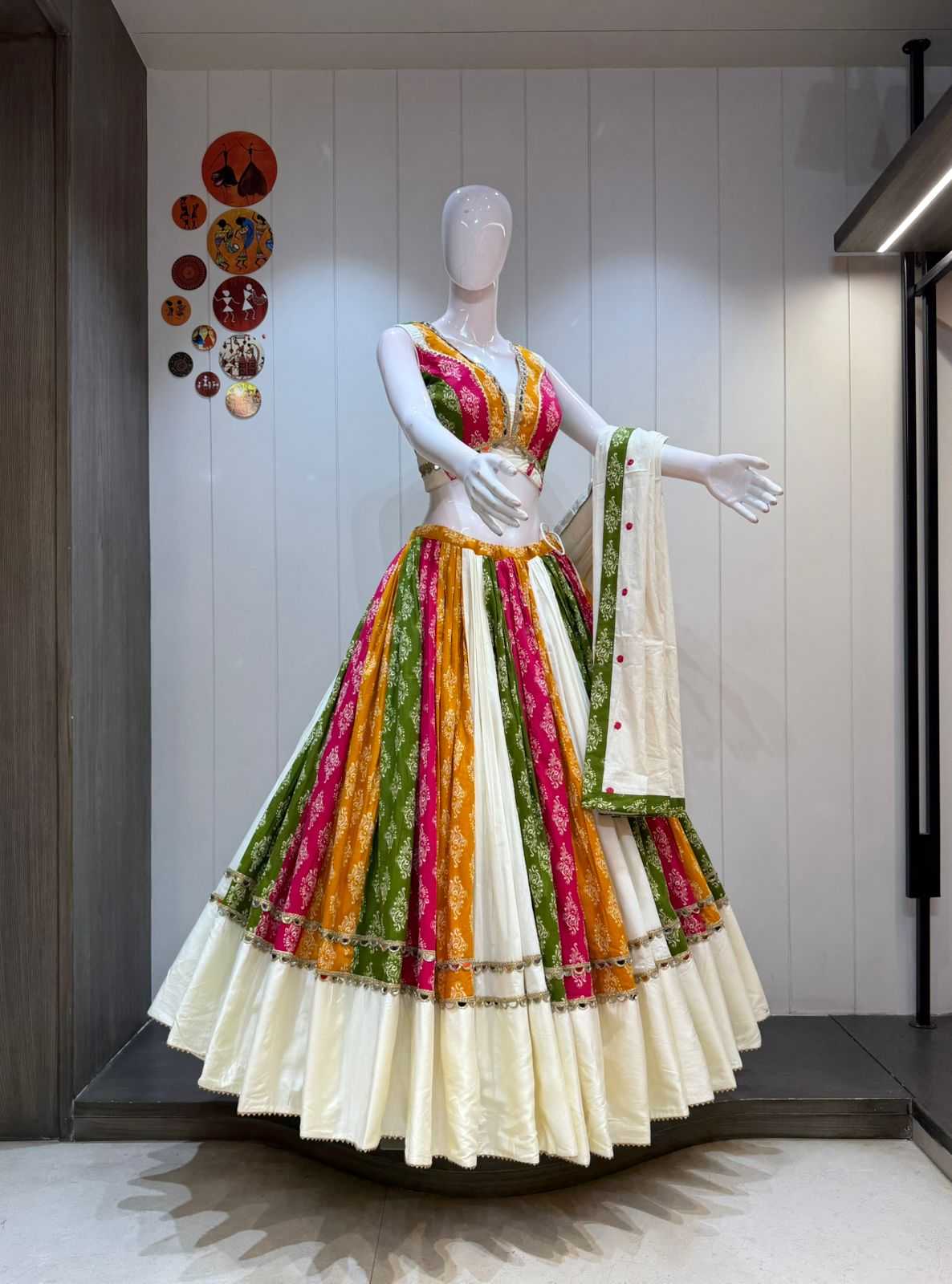 YNF Wholesale Cotton Cambric Fancy Lehenga KESH711 Bubbles Heavy | Surat Manufacturer