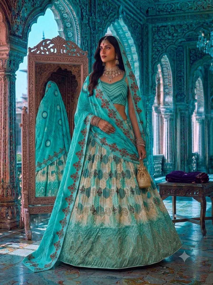 YNF Wholesale Chinon Fancy Lehenga KESH711 Kavyanika | Surat Manufacturer