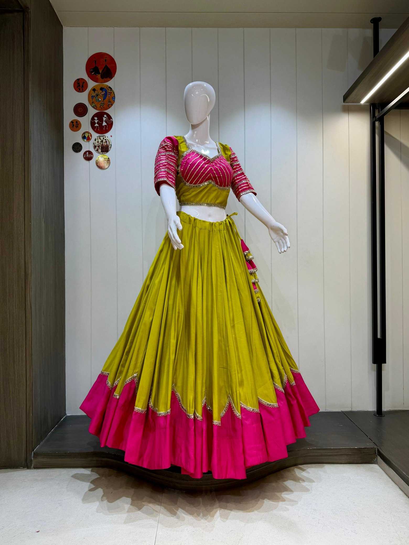 YNF Wholesale Pure Silk Traditional Lehenga KESH711 Moon | Surat Manufacturer