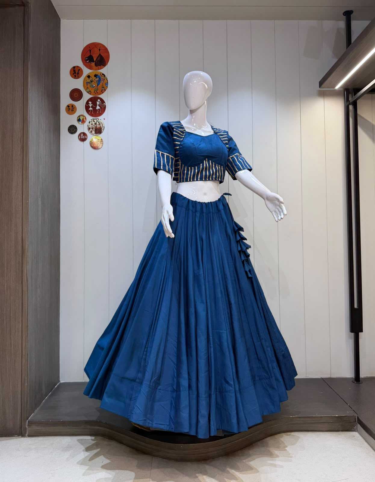 YNF Wholesale Soft Cotton Silk Traditional Lehenga KESH711 Tara Skirt Blouse | Surat Manufacturer