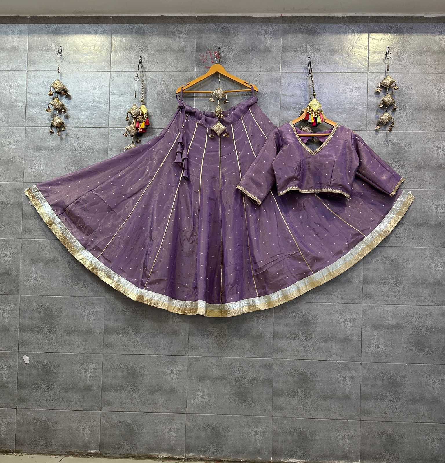 YNF Wholesale Tissue Silk Silk Lehenga KESH711 Tissue Candy | Surat Manufacturer