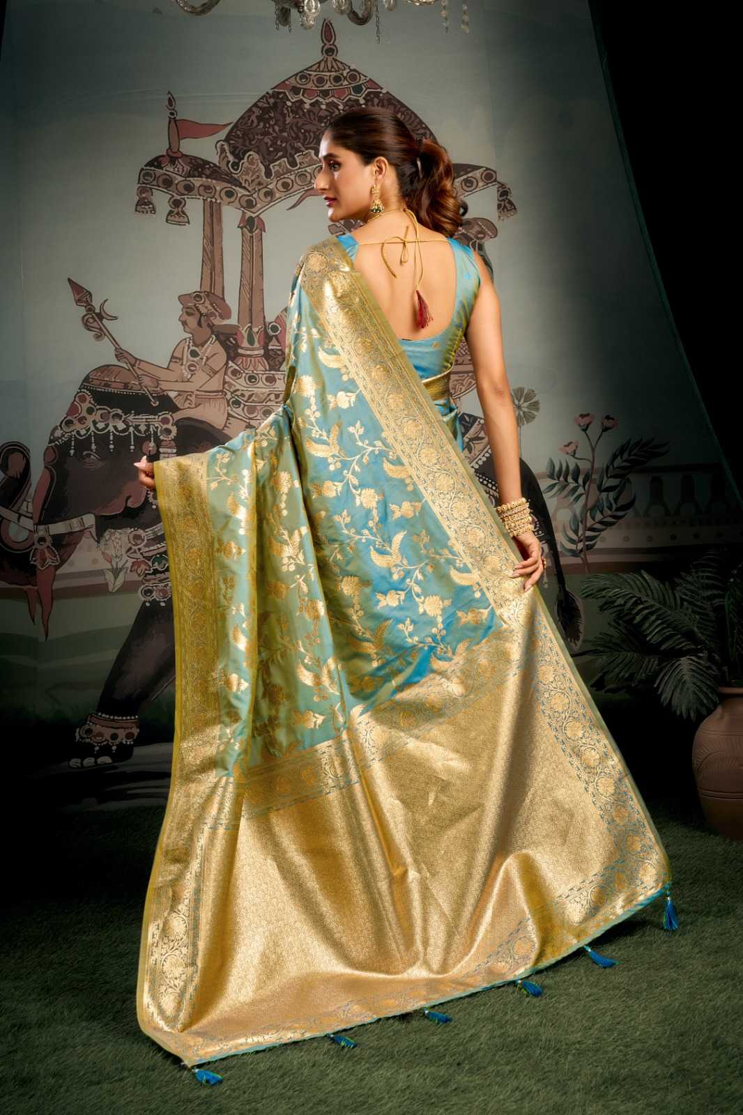 YNF Wholesale Soft Silk Soft Silk Sarees KESH722 Gobuni Sanskruti | Surat Manufacturer