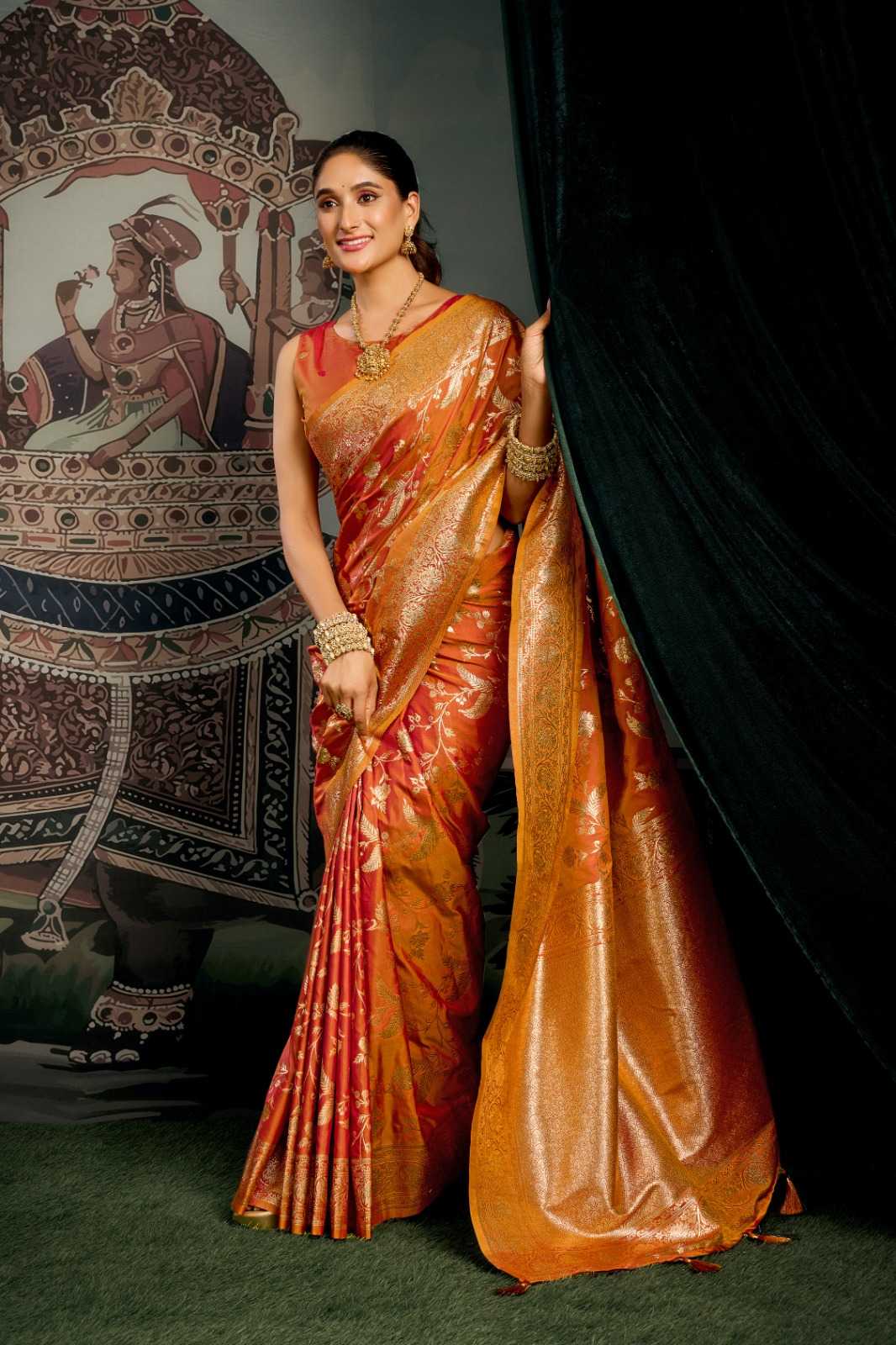 YNF Wholesale Soft Silk Soft Silk Sarees KESH722 Gobuni Sanskruti | Surat Manufacturer