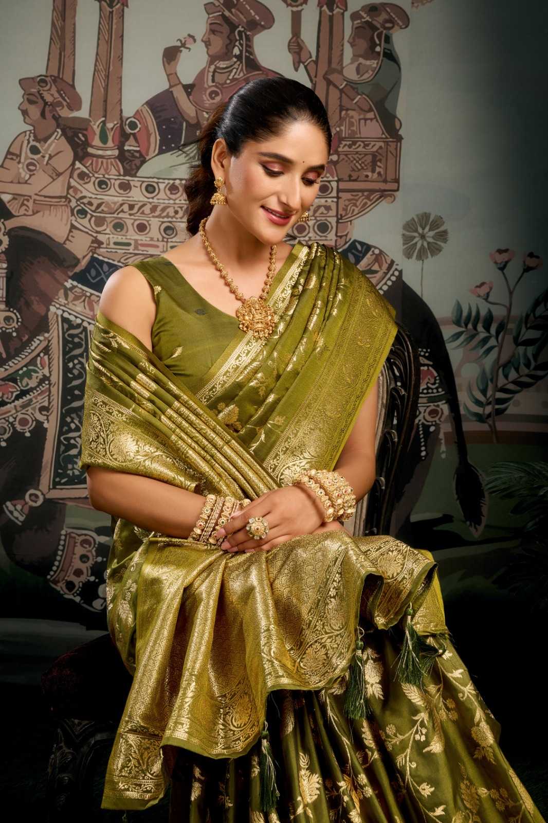 YNF Wholesale Soft Silk Soft Silk Sarees KESH722 Gobuni Sanskruti | Surat Manufacturer