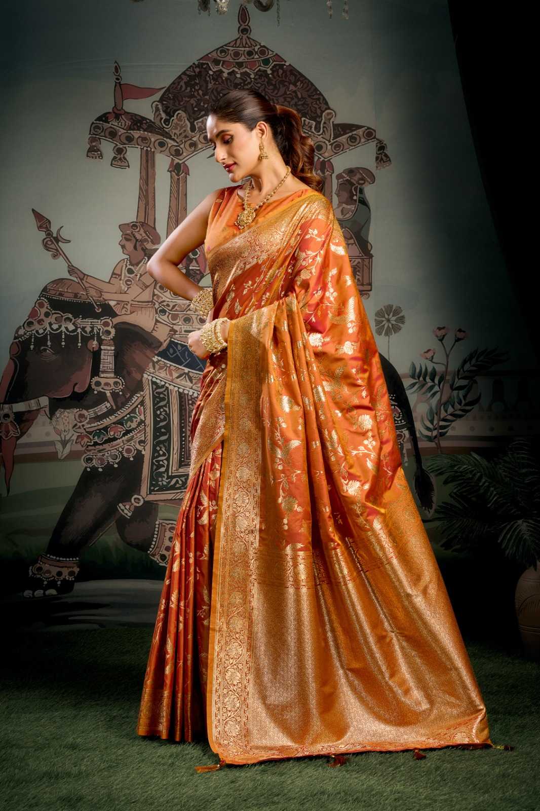 YNF Wholesale Soft Silk Soft Silk Sarees KESH722 Gobuni Sanskruti | Surat Manufacturer