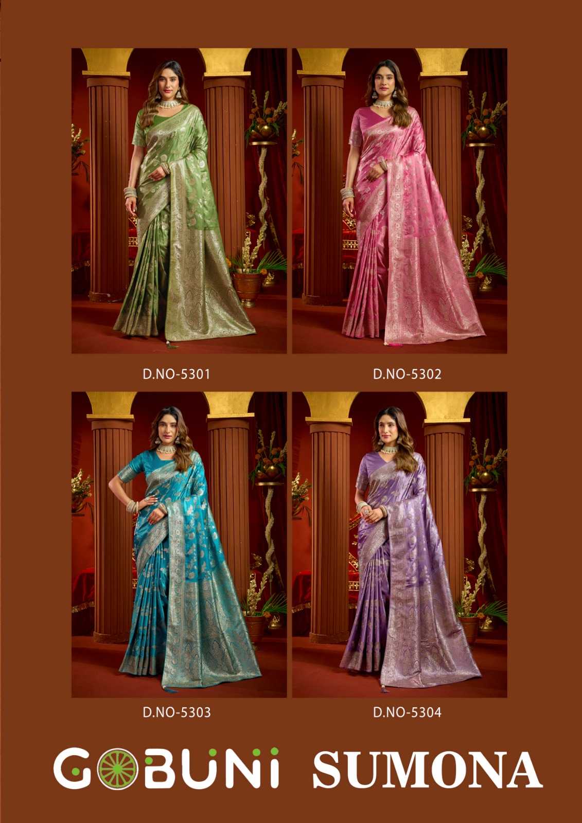 YNF Wholesale Satin Silk Traditional Silk Sarees KESH722 Gobuni Sumona | Surat Manufacturer