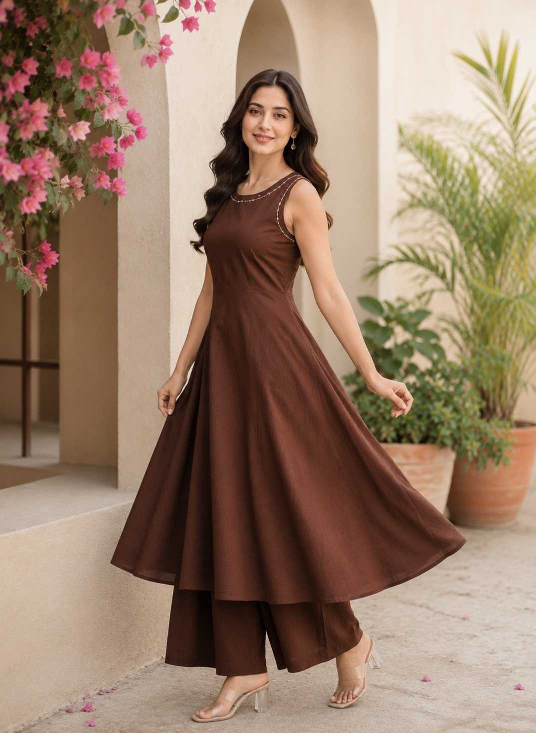 YNF Wholesale Cotton Festive Kurtis KESH738 Tesla | Surat Manufacturer