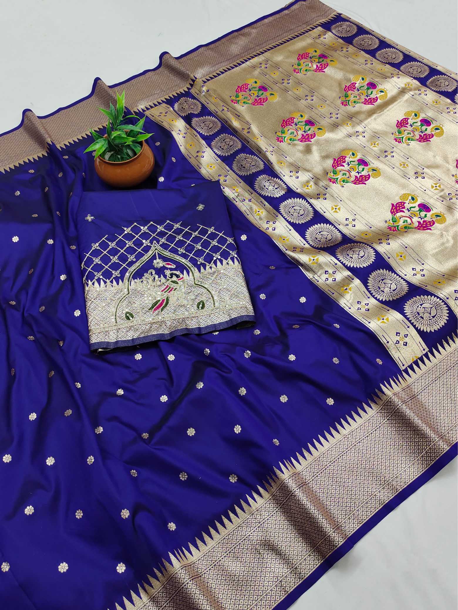 YNF Wholesale Silk Paithani Sarees KESH739 Amaira | Surat Manufacturer