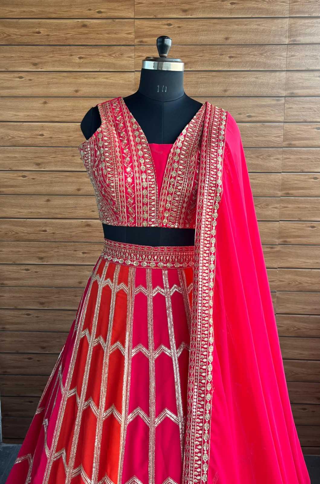 YNF Wholesale Faux Georgette Embroidered Lehenga KESH744 2102 | Surat Manufacturer