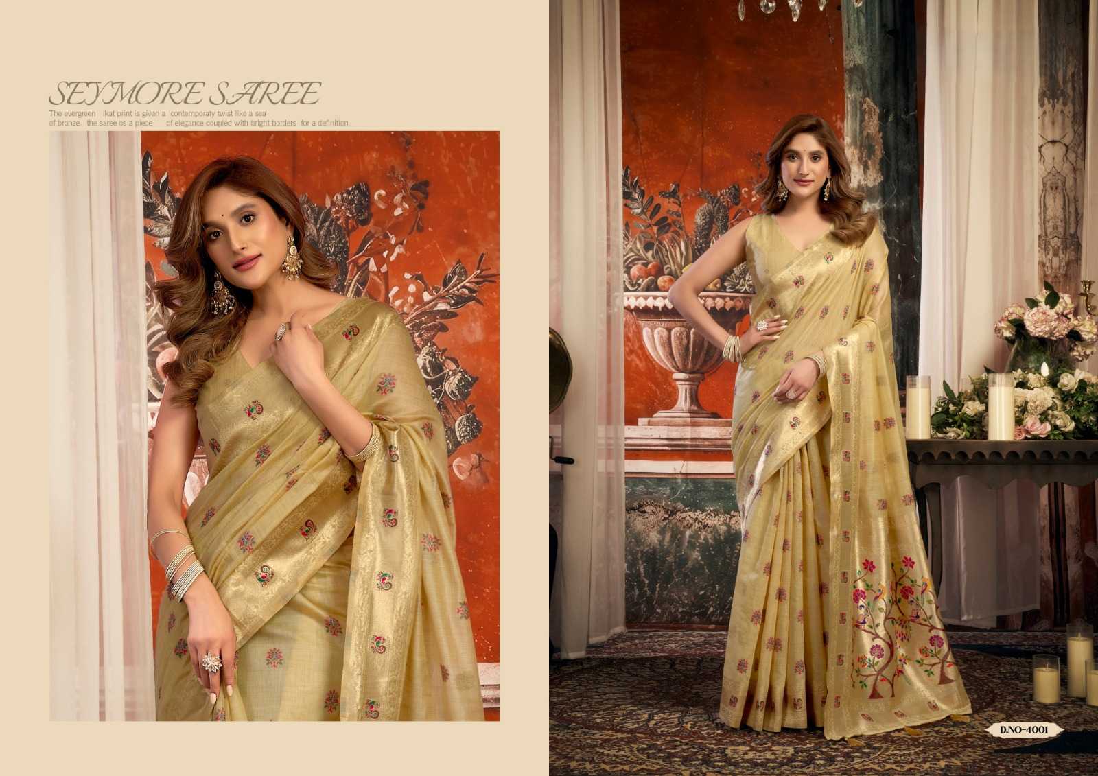 YNF Wholesale Fancy Designer Sarees KESH744 GOBUNI SAKSHI | Surat Manufacturer