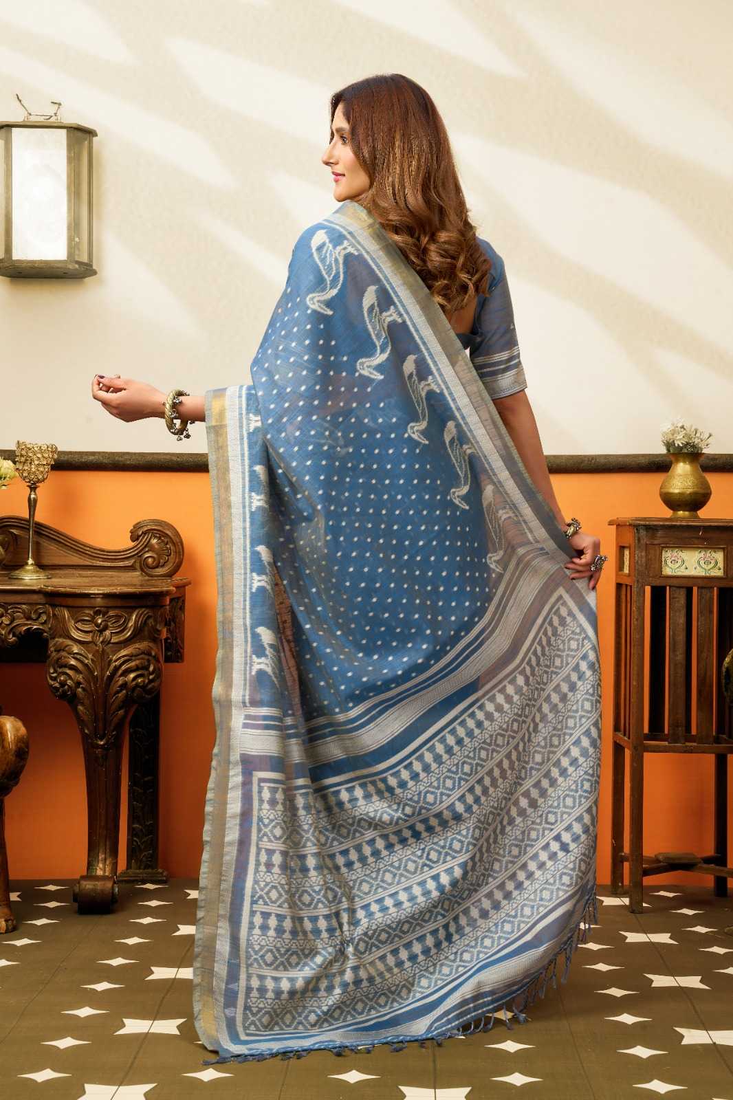 YNF Wholesale Cotton Fancy Sarees KESH744 GOBUNI SANGEETA | Surat Manufacturer