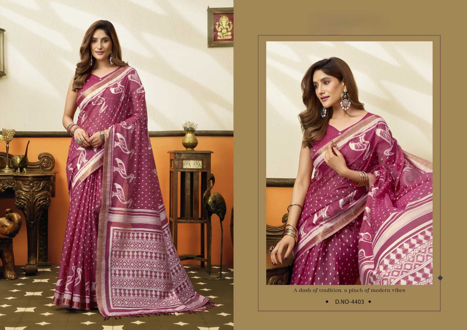 YNF Wholesale Cotton Fancy Sarees KESH744 GOBUNI SANGEETA | Surat Manufacturer