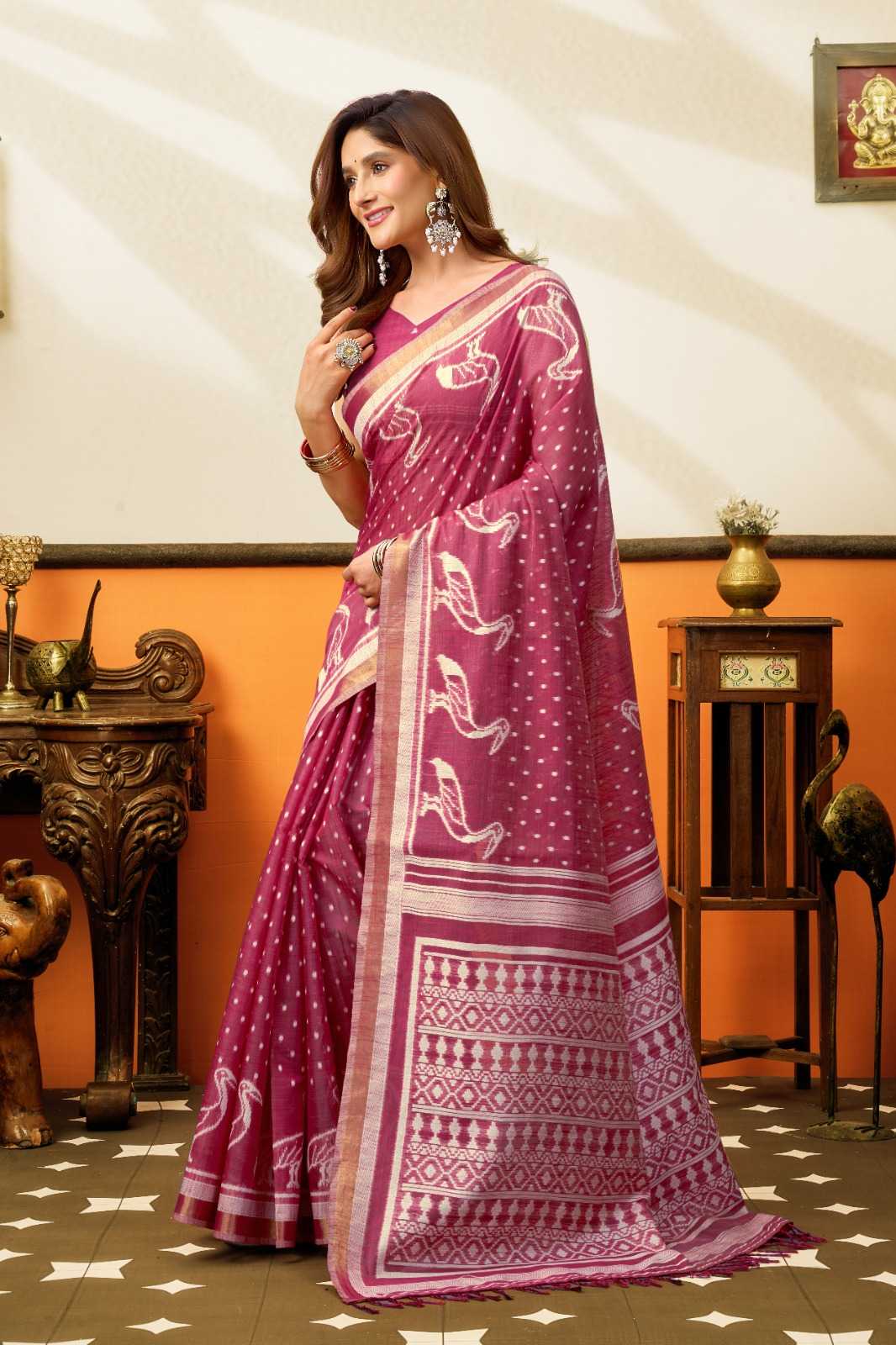 YNF Wholesale Cotton Fancy Sarees KESH744 GOBUNI SANGEETA | Surat Manufacturer