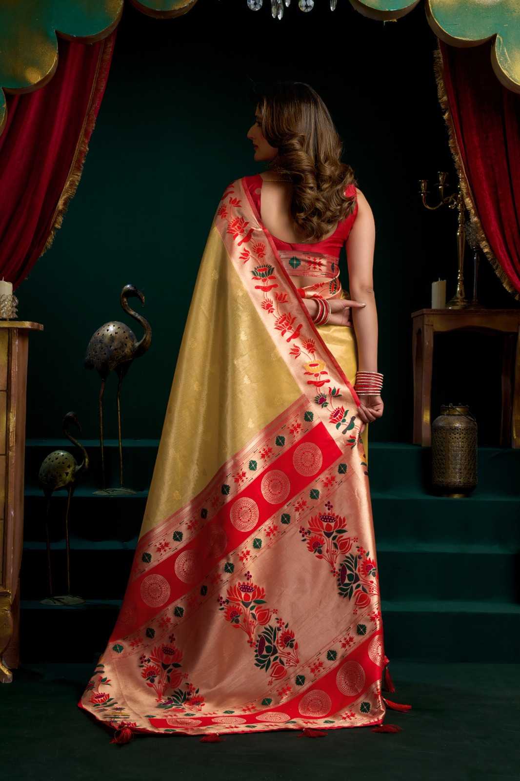 YNF Wholesale Tissue Designer Sarees KESH744 GOBUNI SEERAT | Surat Manufacturer