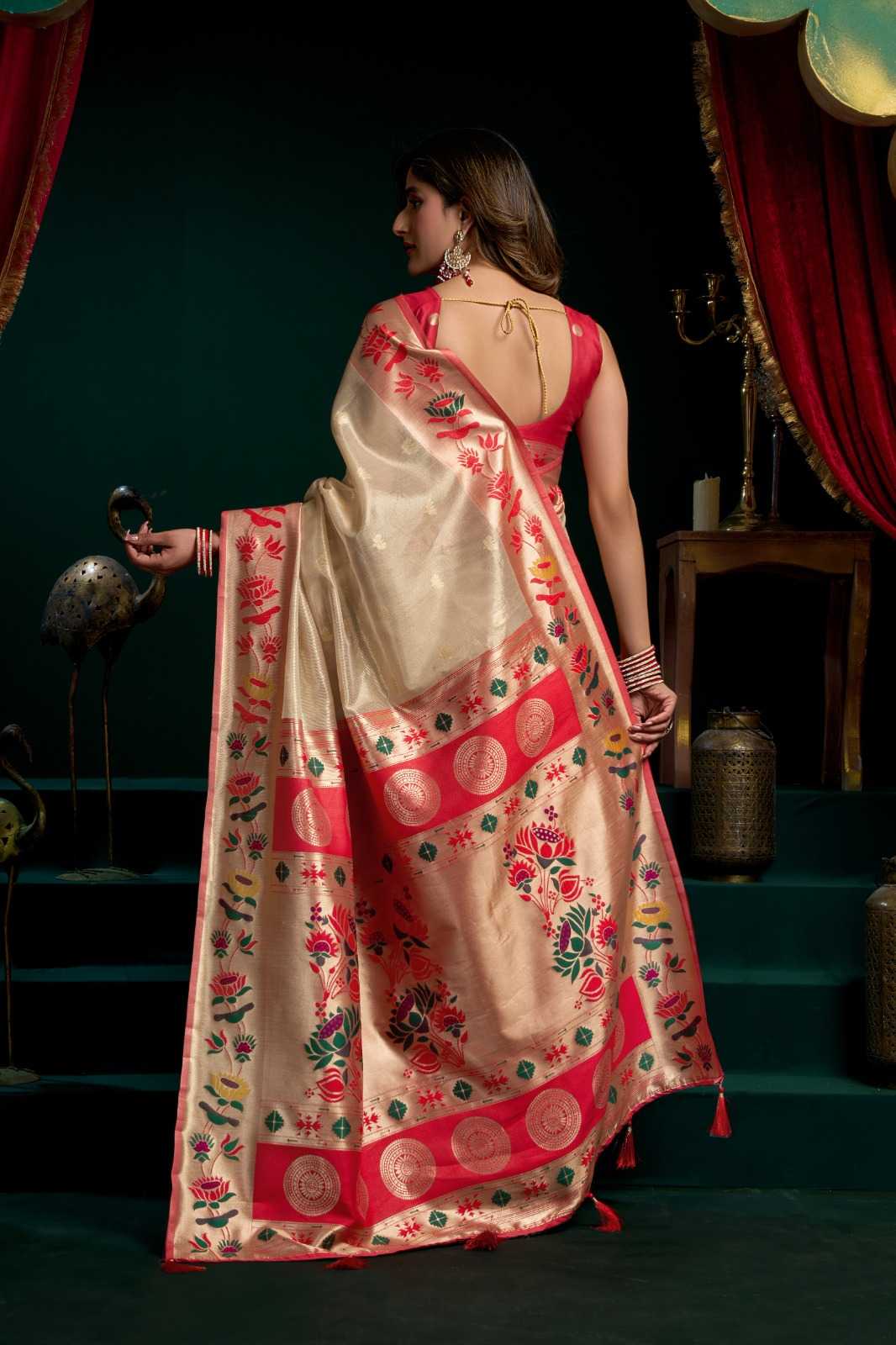 YNF Wholesale Tissue Designer Sarees KESH744 GOBUNI SEERAT | Surat Manufacturer
