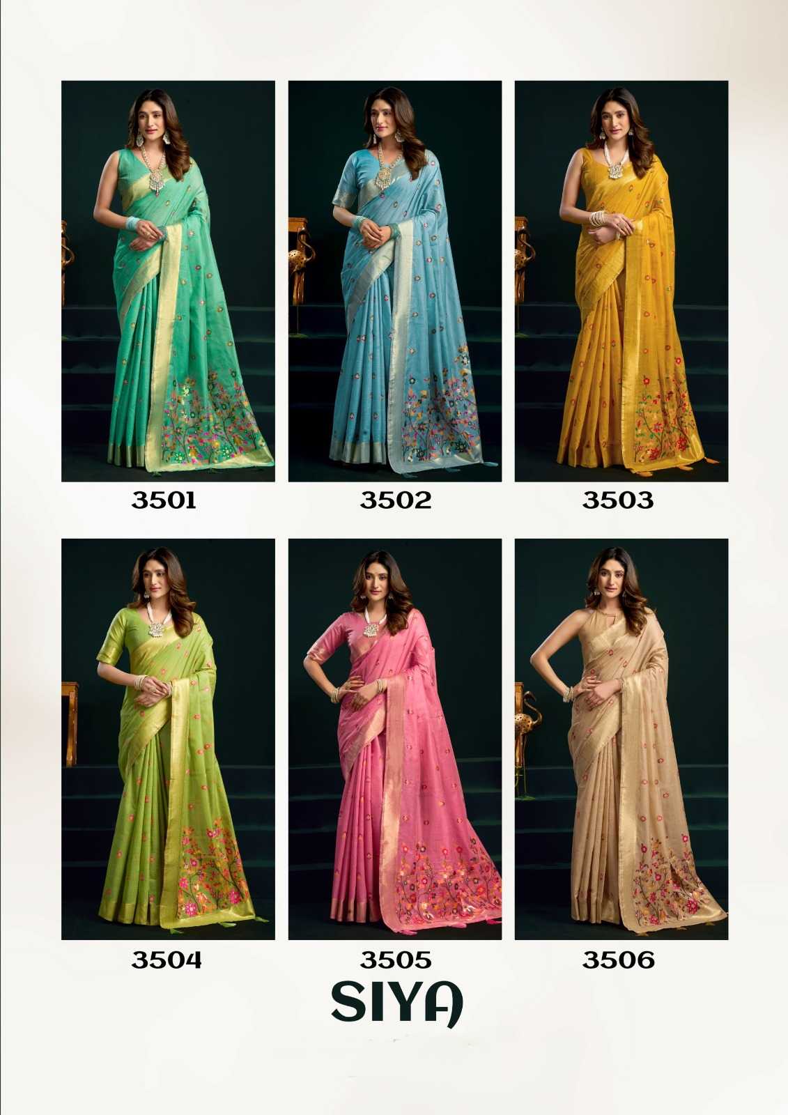 YNF Wholesale Cotton Fancy Sarees KESH744 GOBUNI SIYA | Surat Manufacturer