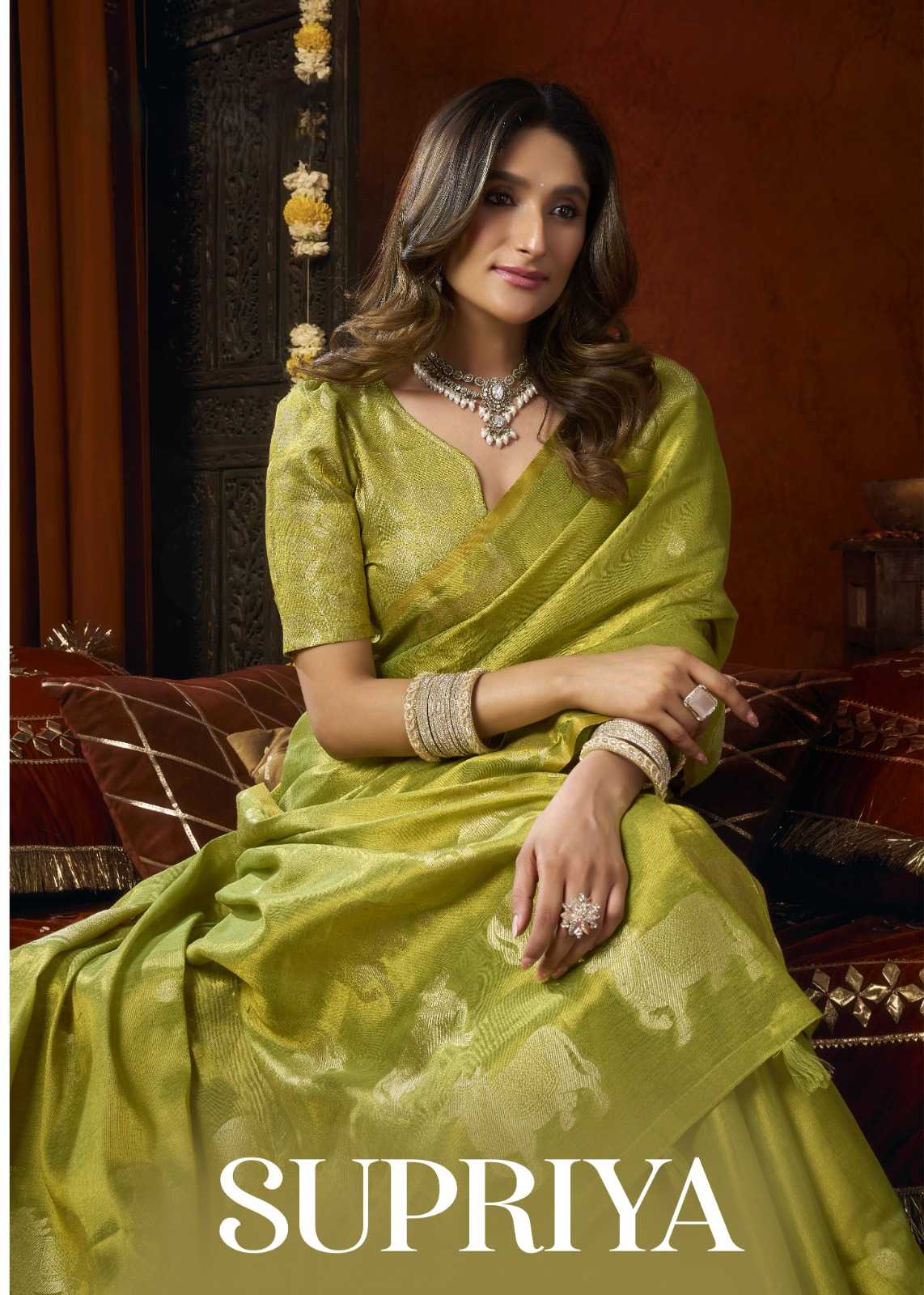 YNF Wholesale Tissue Designer Sarees KESH744 GOBUNI SUPRIYA | Surat Manufacturer