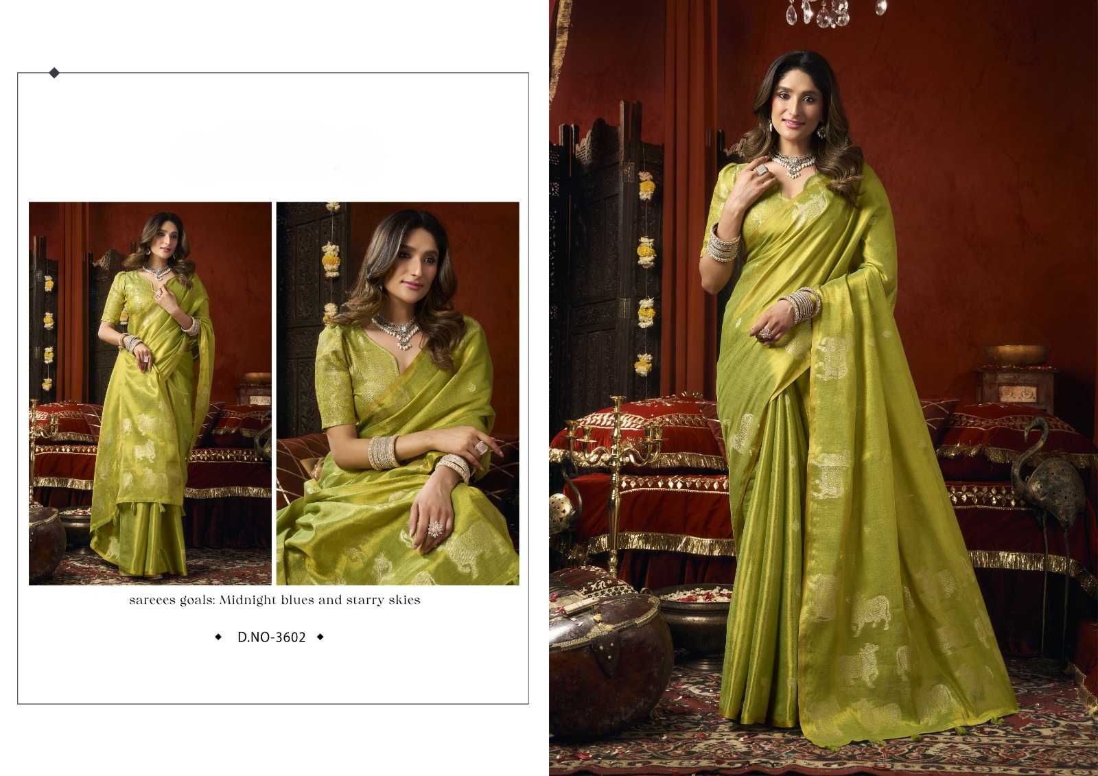 YNF Wholesale Tissue Designer Sarees KESH744 GOBUNI SUPRIYA | Surat Manufacturer