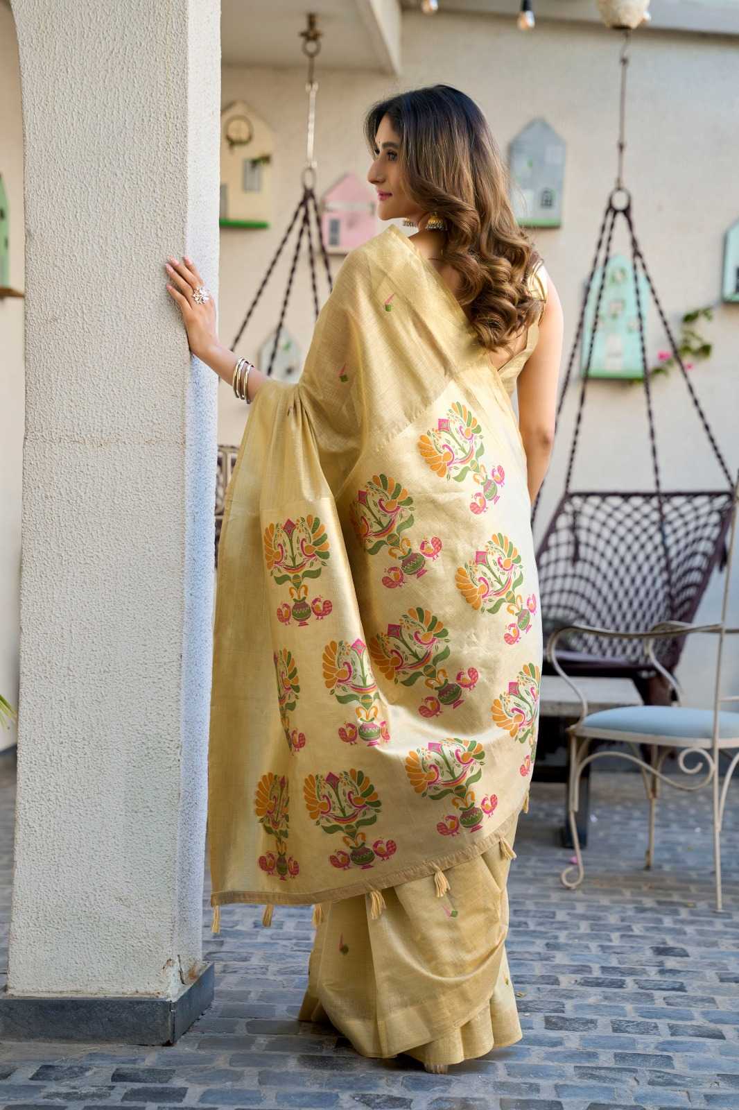 YNF Wholesale Cotton Fancy Sarees KESH744 GOBUNI SURBHI | Surat Manufacturer