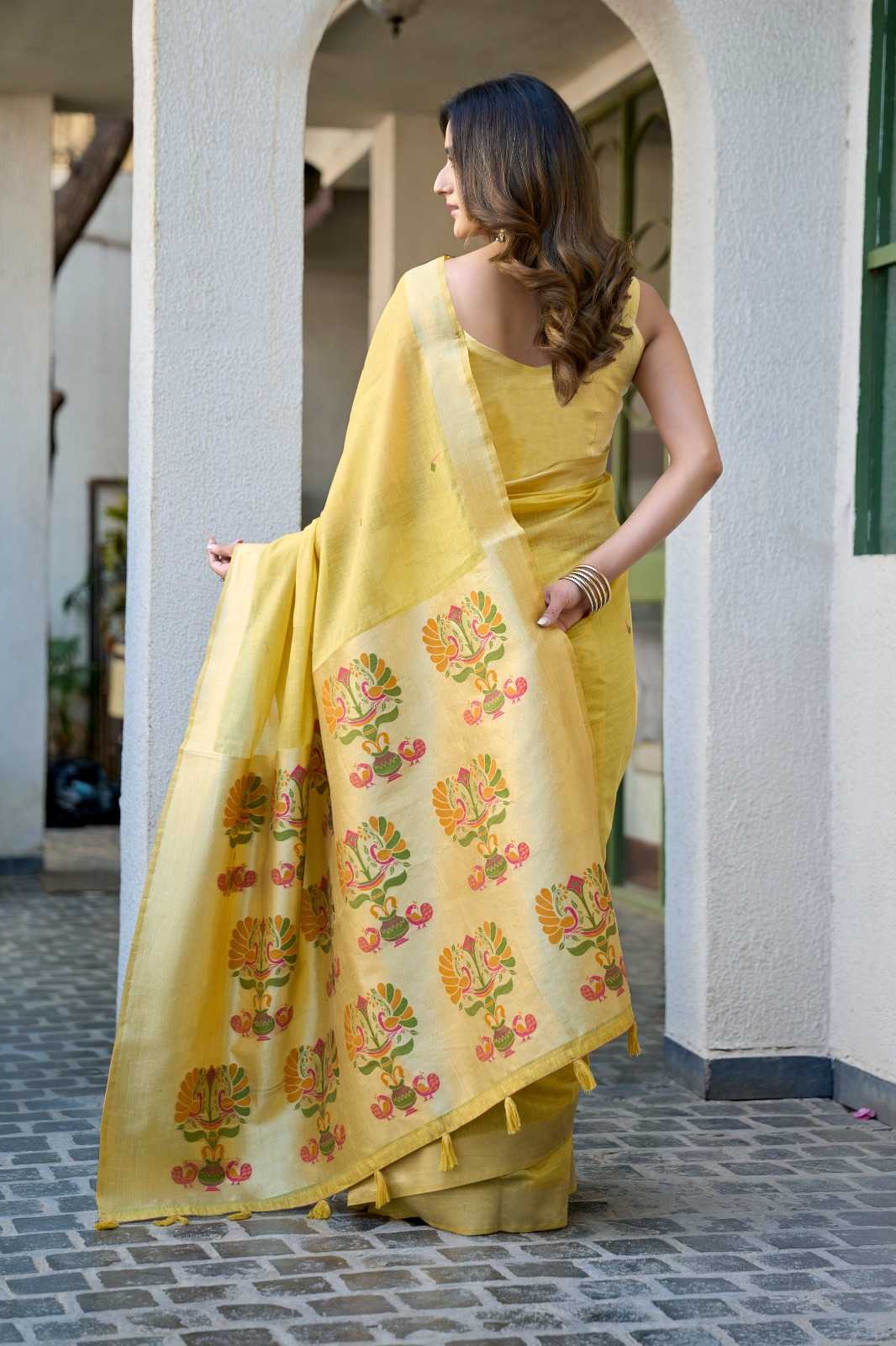 YNF Wholesale Cotton Fancy Sarees KESH744 GOBUNI SURBHI | Surat Manufacturer