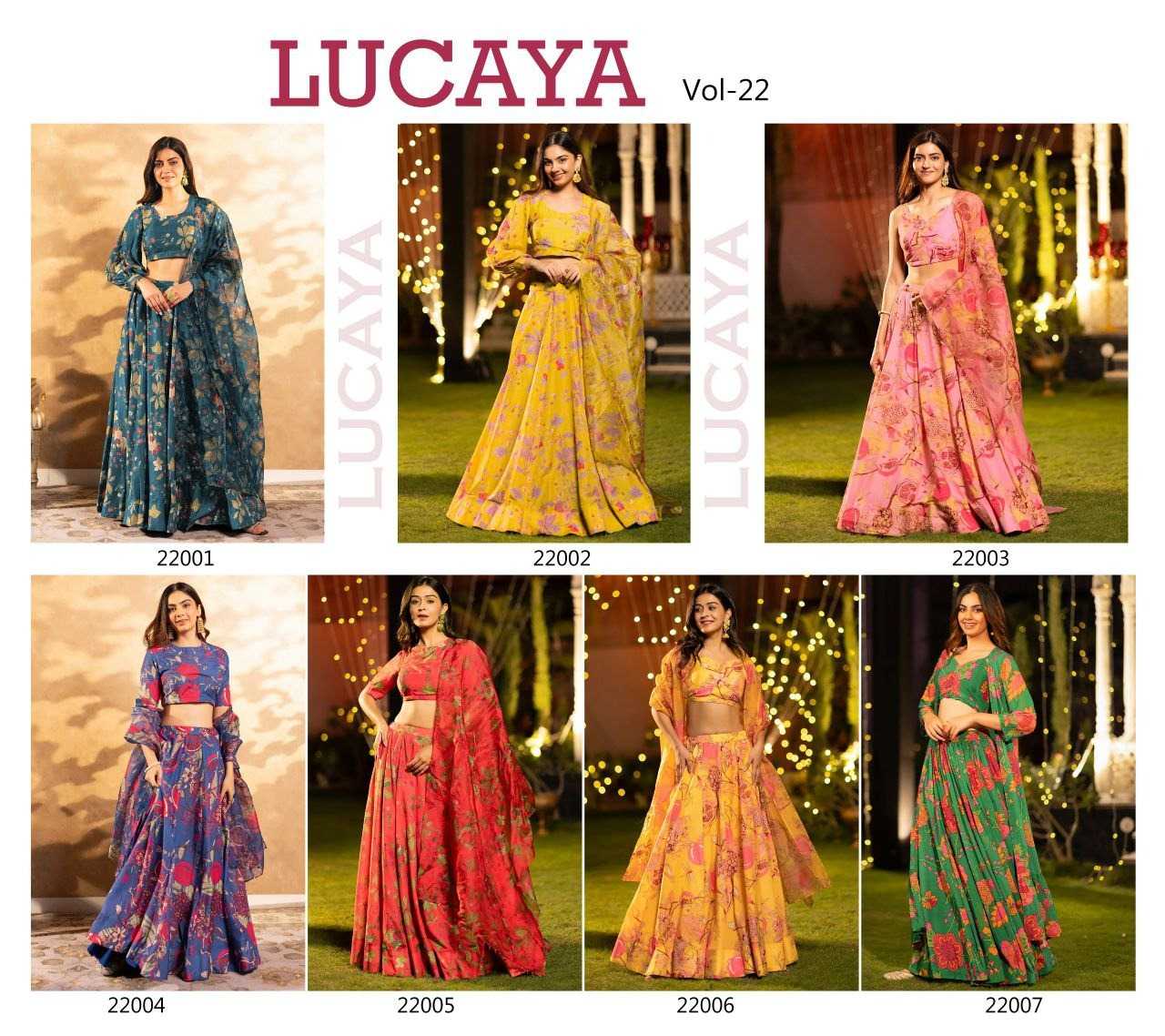YNF Wholesale Chinon Silk Traditional Lehenga KESH744 LUCAYA V~22 | Surat Manufacturer