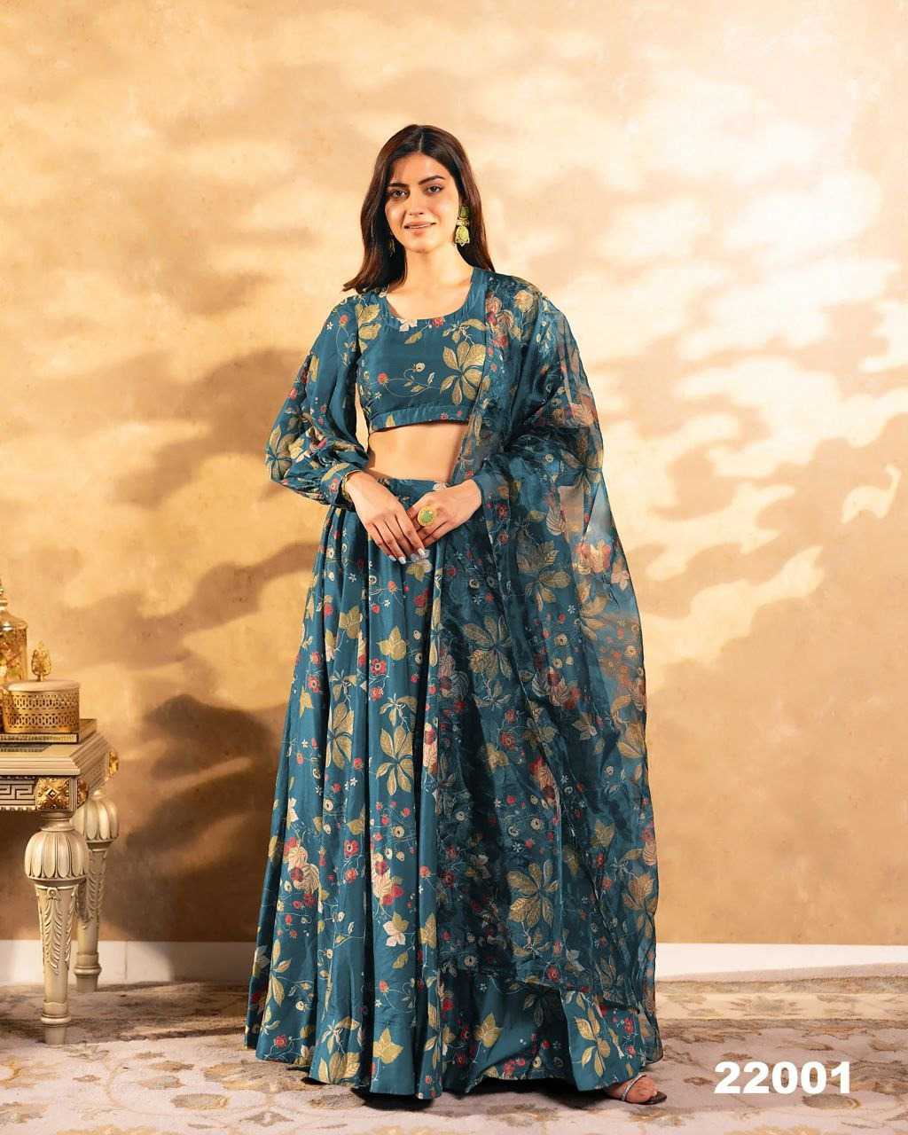 YNF Wholesale Chinon Silk Traditional Lehenga KESH744 LUCAYA V~22 | Surat Manufacturer