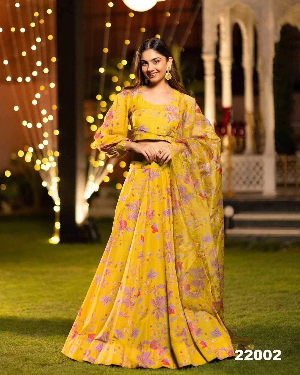 YNF Wholesale Chinon Silk Traditional Lehenga KESH744 LUCAYA V~22 | Surat Manufacturer