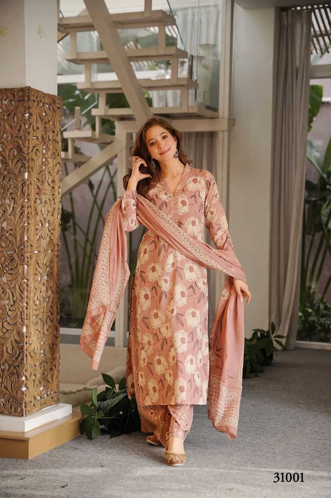 YNF Wholesale Cotton Cambric Printed Suits KESH744 LUCAYA V~31 | Surat Manufacturer