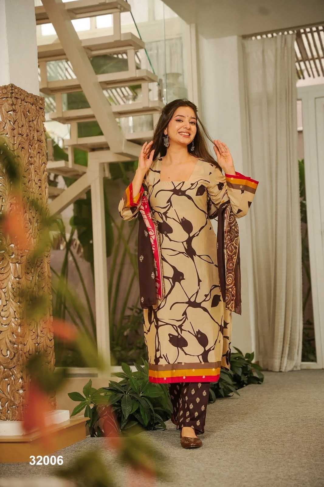YNF Wholesale Cotton Cambric Printed Suits KESH744 LUCAYA V~32 | Surat Manufacturer