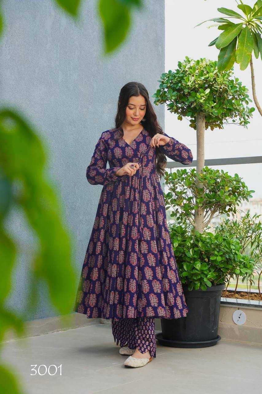 YNF Wholesale Heavy Rayon Printed Gowns KESH744 VYOMA V-3 | Surat Manufacturer