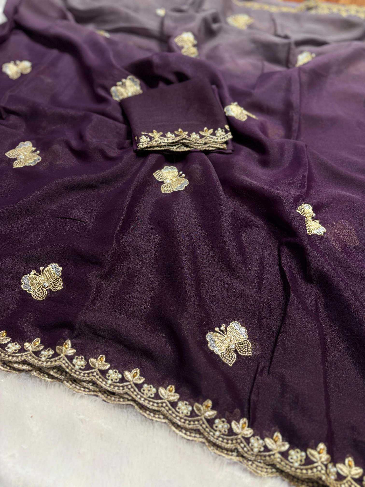 YNF Wholesale Georgette Party Wear Sarees KESH752 Ashvitha | Surat Manufacturer