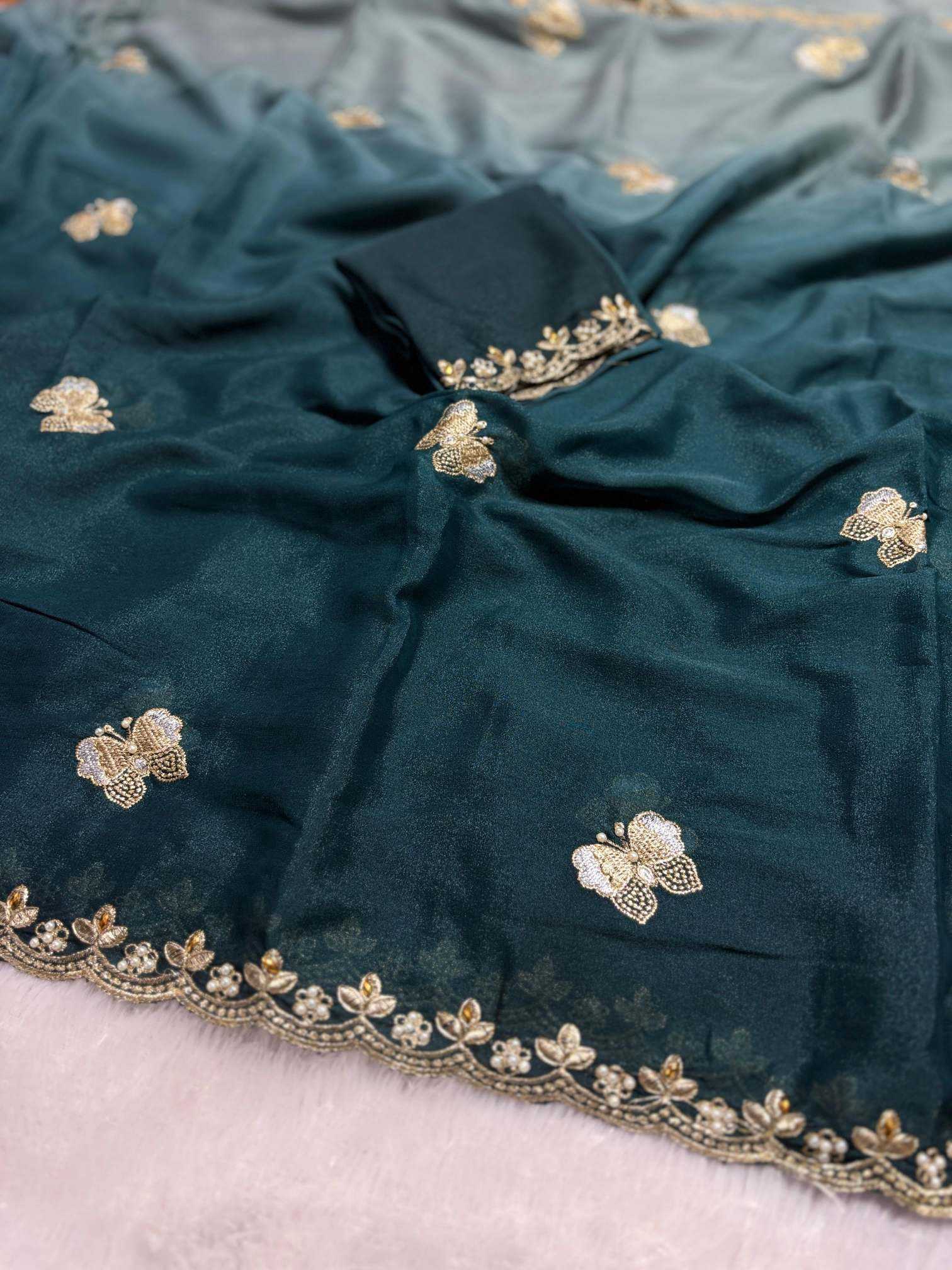 YNF Wholesale Georgette Party Wear Sarees KESH752 Ashvitha | Surat Manufacturer