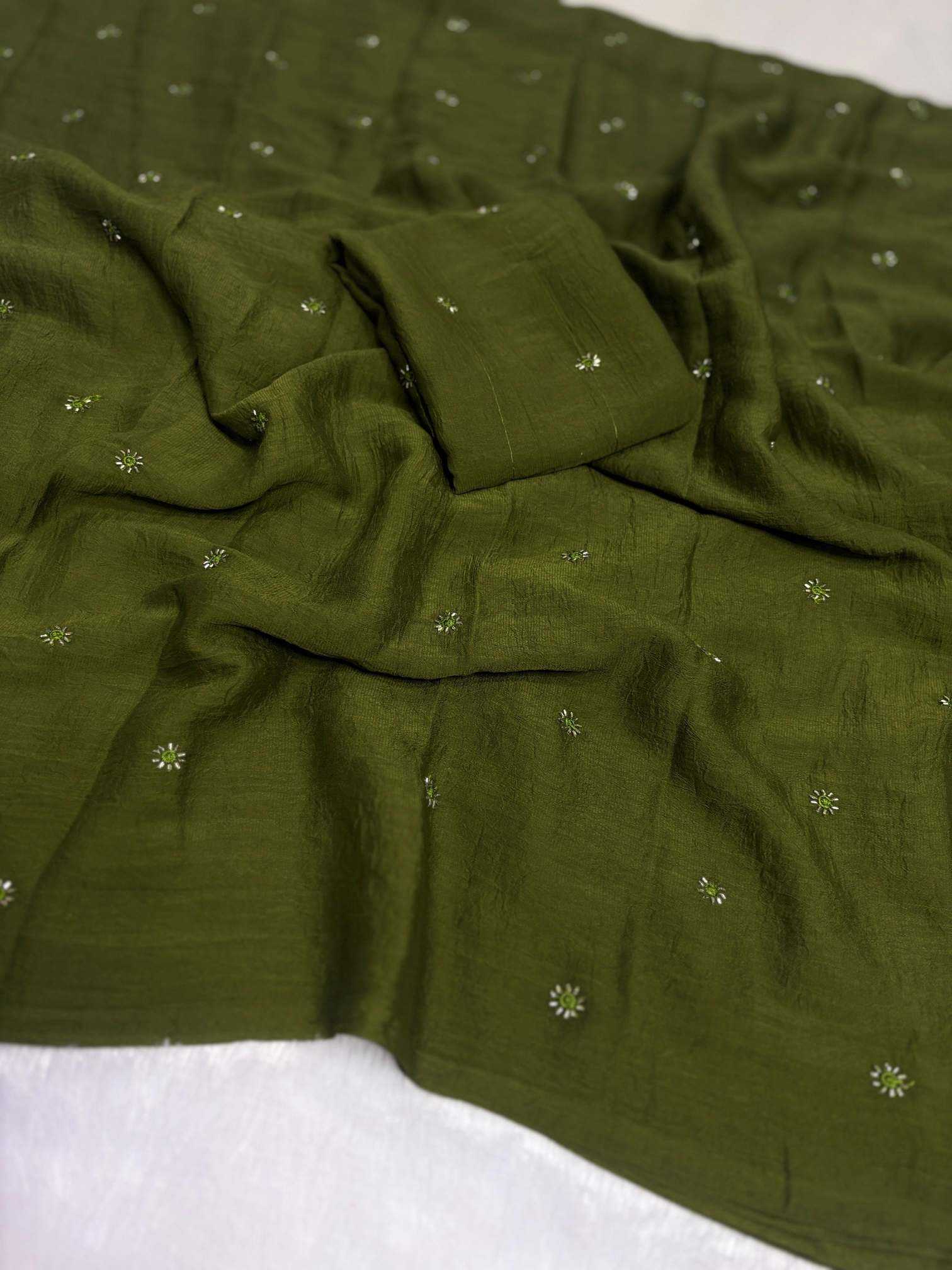 YNF Wholesale Crunchi Designer Sarees KESH752 Coffee | Surat Manufacturer