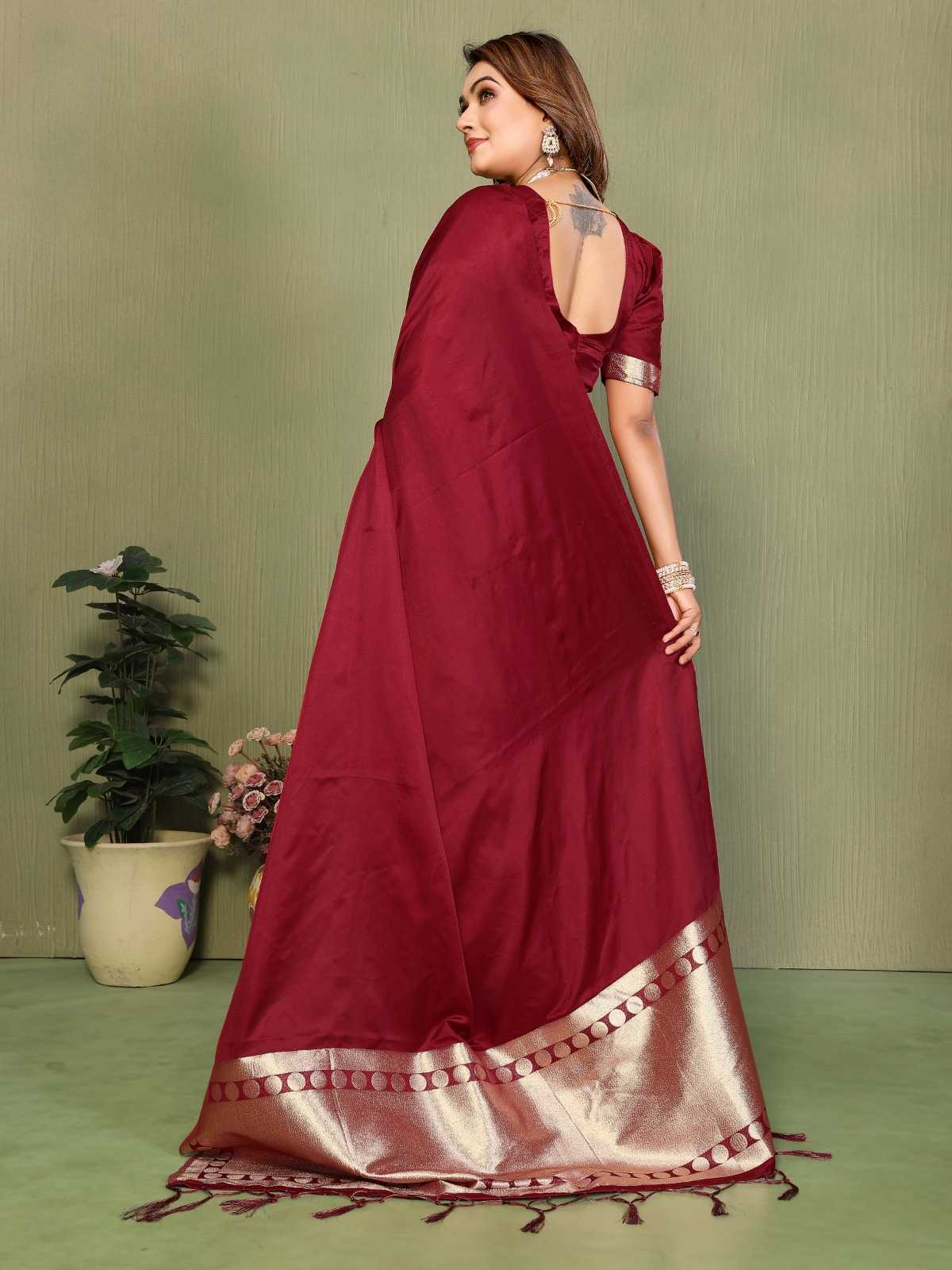 YNF Wholesale Satin Silk Zari Border Sarees KESH753 SWARGINI | Surat Manufacturer