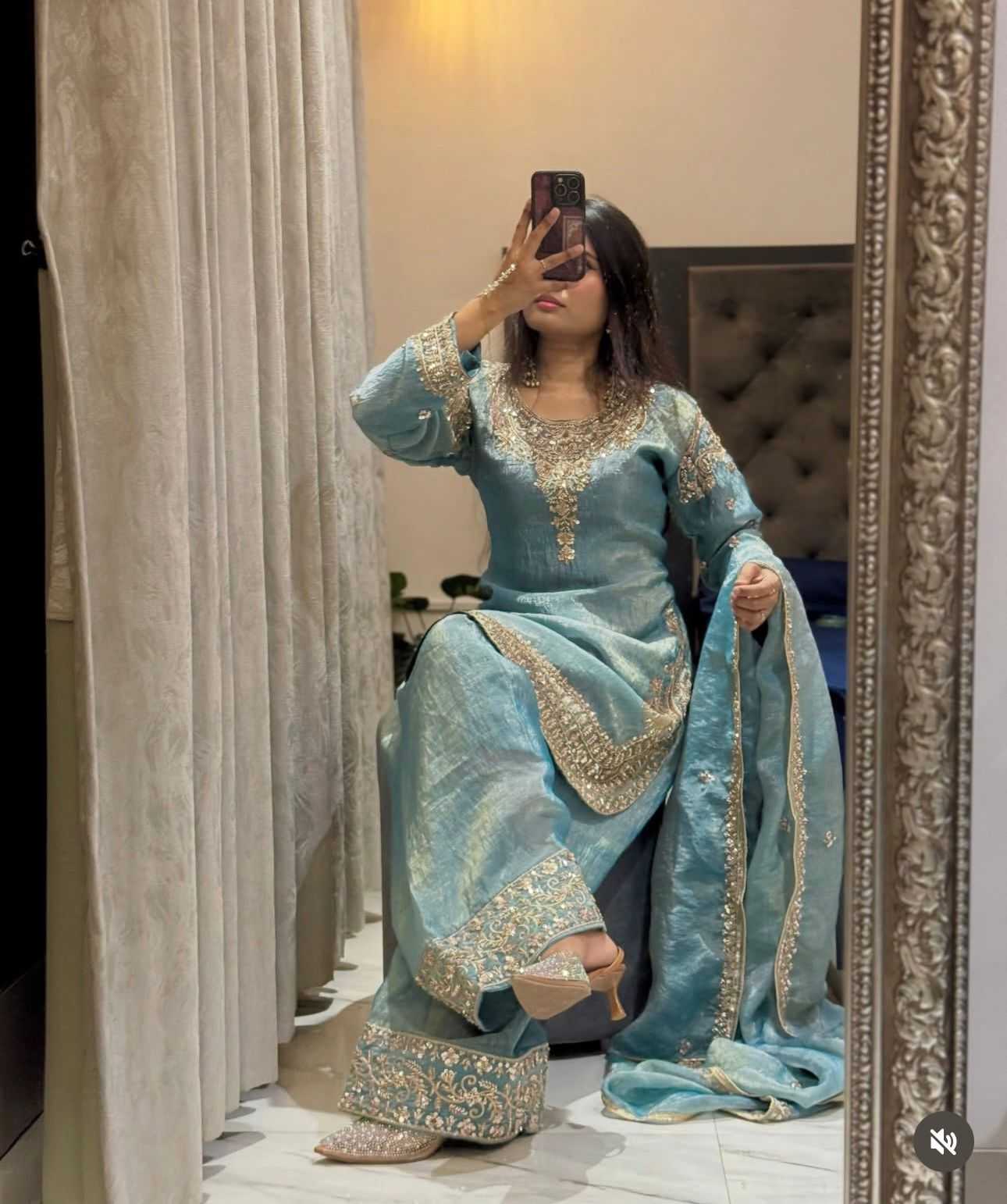 YNF Wholesale Pure Silk Embroidery Suits | Surat Manufacturer