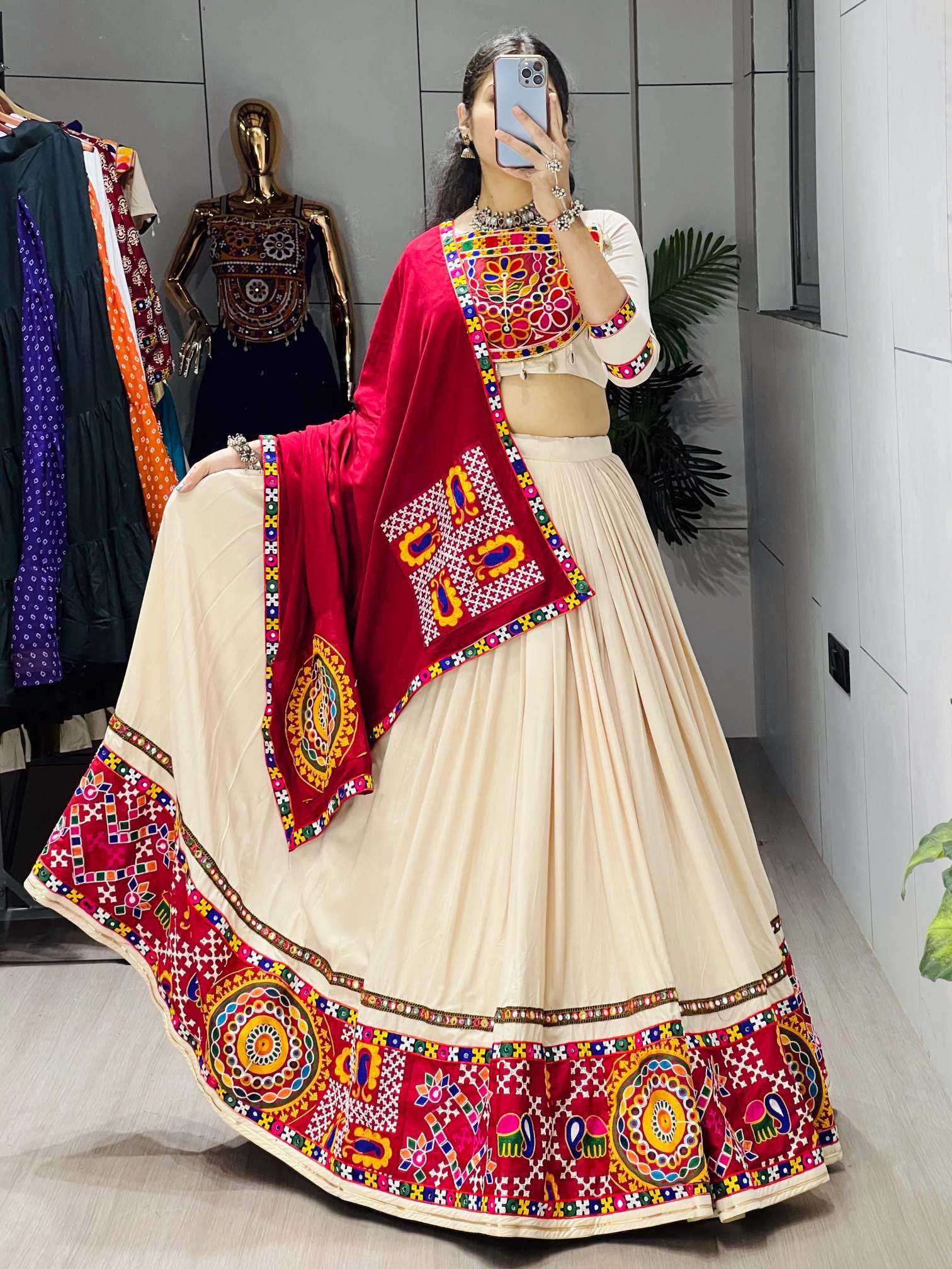 YNF Wholesale Cotton Fancy Lehenga RIN119 7713 | Surat Manufacturer
