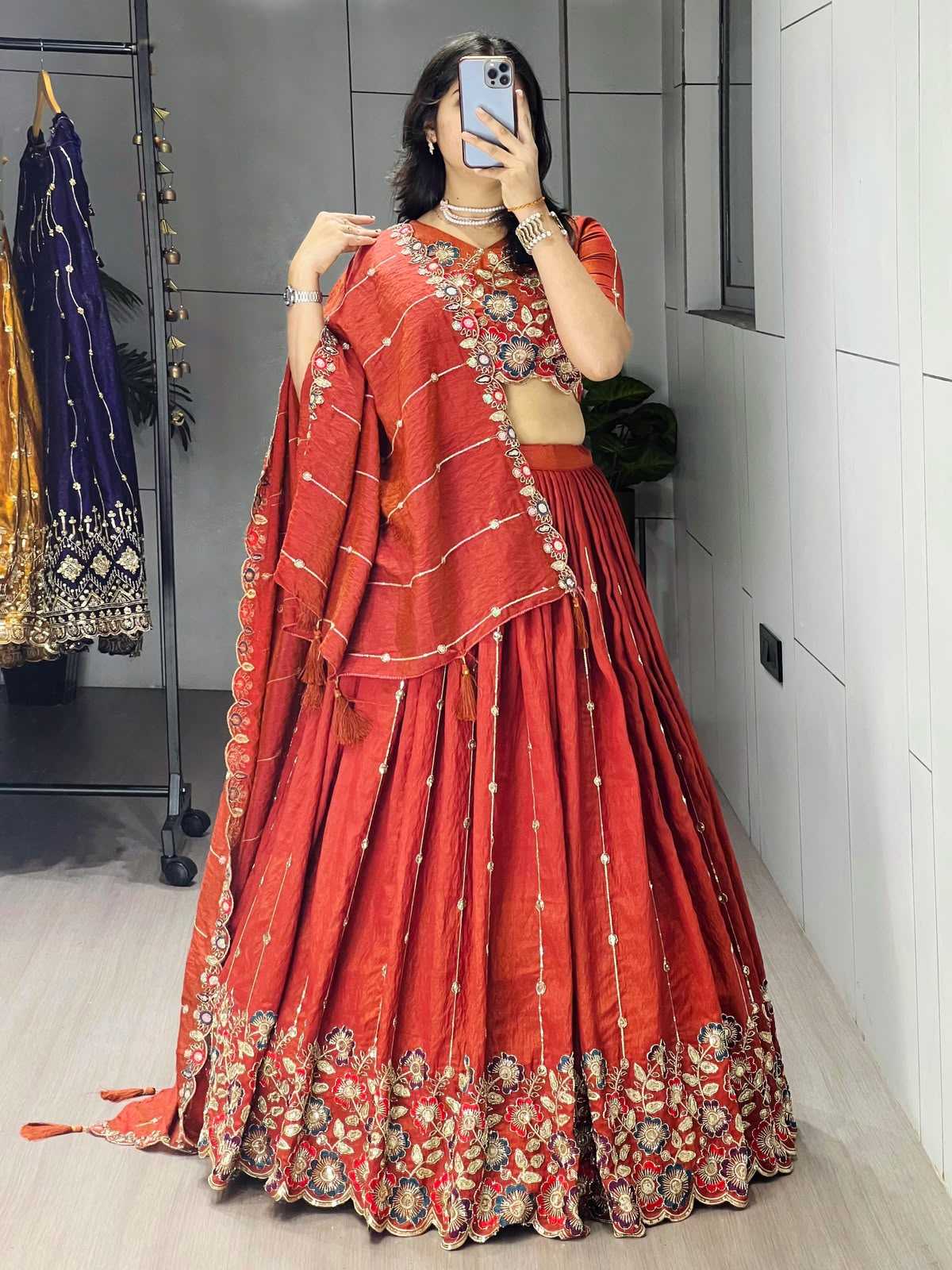 YNF Wholesale Soft Vichitra Traditional Lehenga RIN119 8118 | Surat Manufacturer
